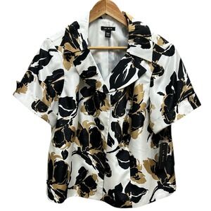 Le Bos Plus 18P Multicolor Dress Jacket NWT‎ Short Sleeve Lined Blazer